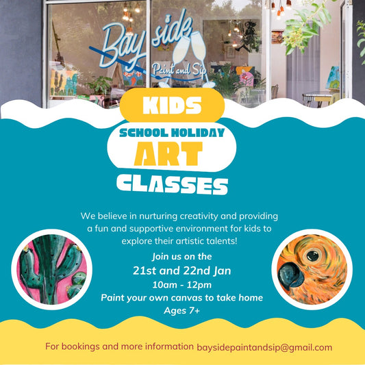 SCHOOL HOLIDAY Program - 21st & 22nd JAN 10am -12pm Colourful Cacti or Colourful Cockatoo