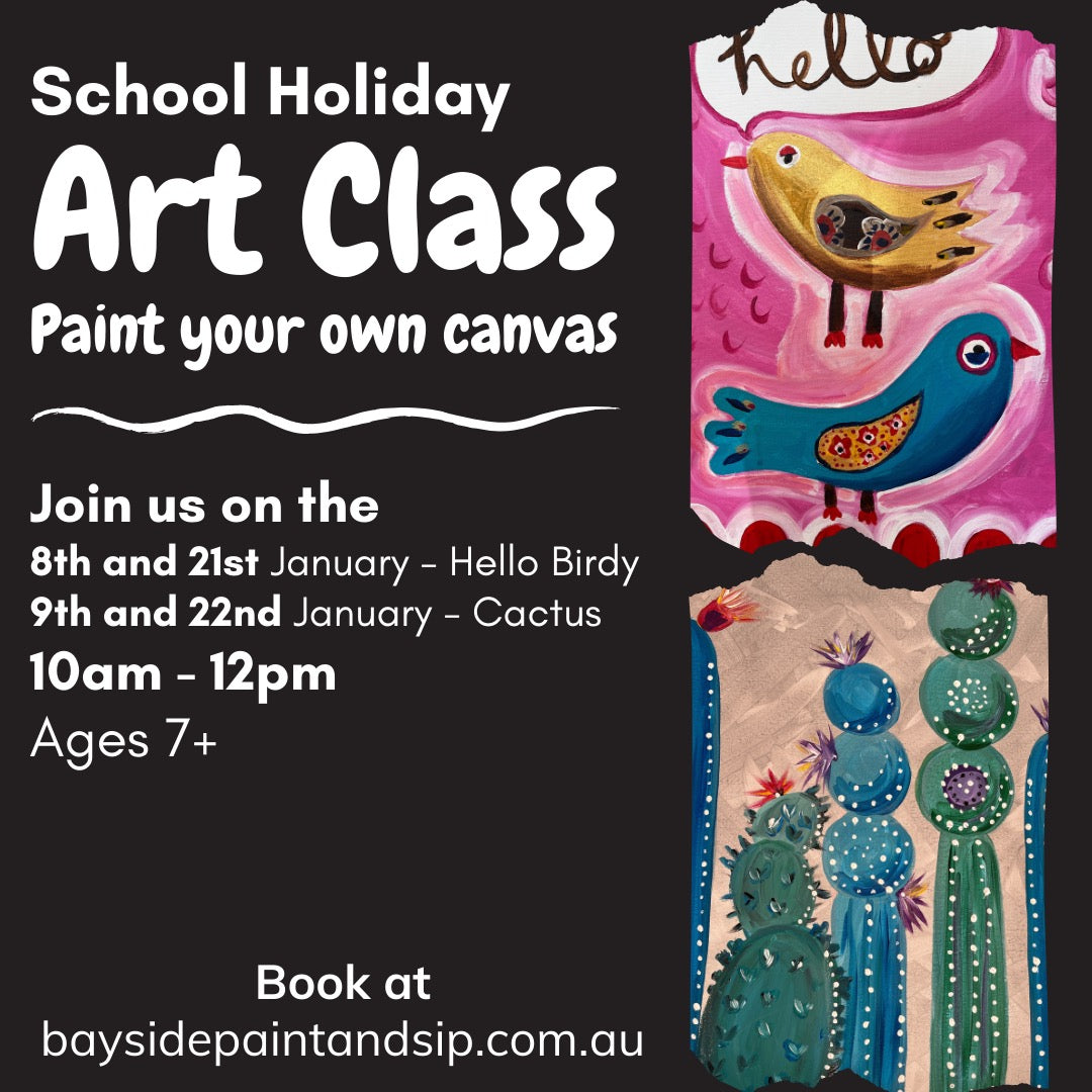 School Holidays -  Wednesday 22nd JAN 10am -12pm Cactus Clan