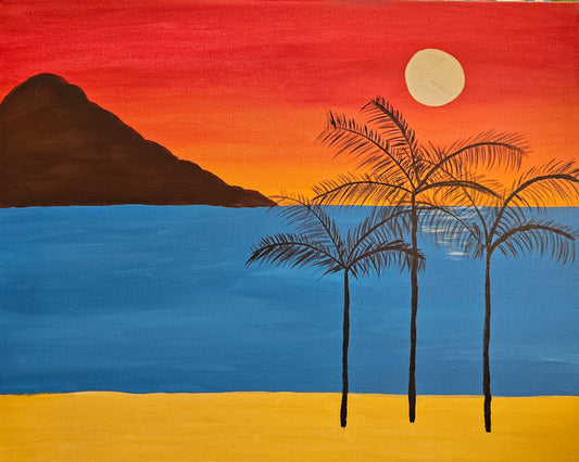 Tropical Sunset - Fri. 28th August 7-9PM