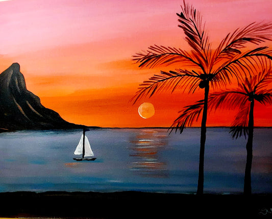 Tropical Sunset - Fri. 27th March 7-9pm