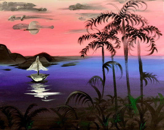 Tropical Sunset - Fri. 8th May 7-9PM